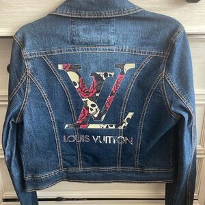 🆕🔥example of my personal Jean Jacket! Initials with skulls & much more